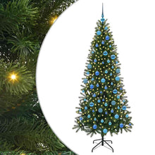 Kunstkerstboom met 300 LED met standaard Groen 180 cm PE en PVC