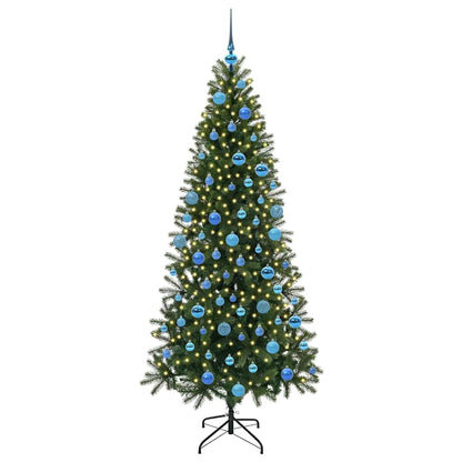 Kunstkerstboom met 300 LED met standaard Groen 180 cm PE en PVC