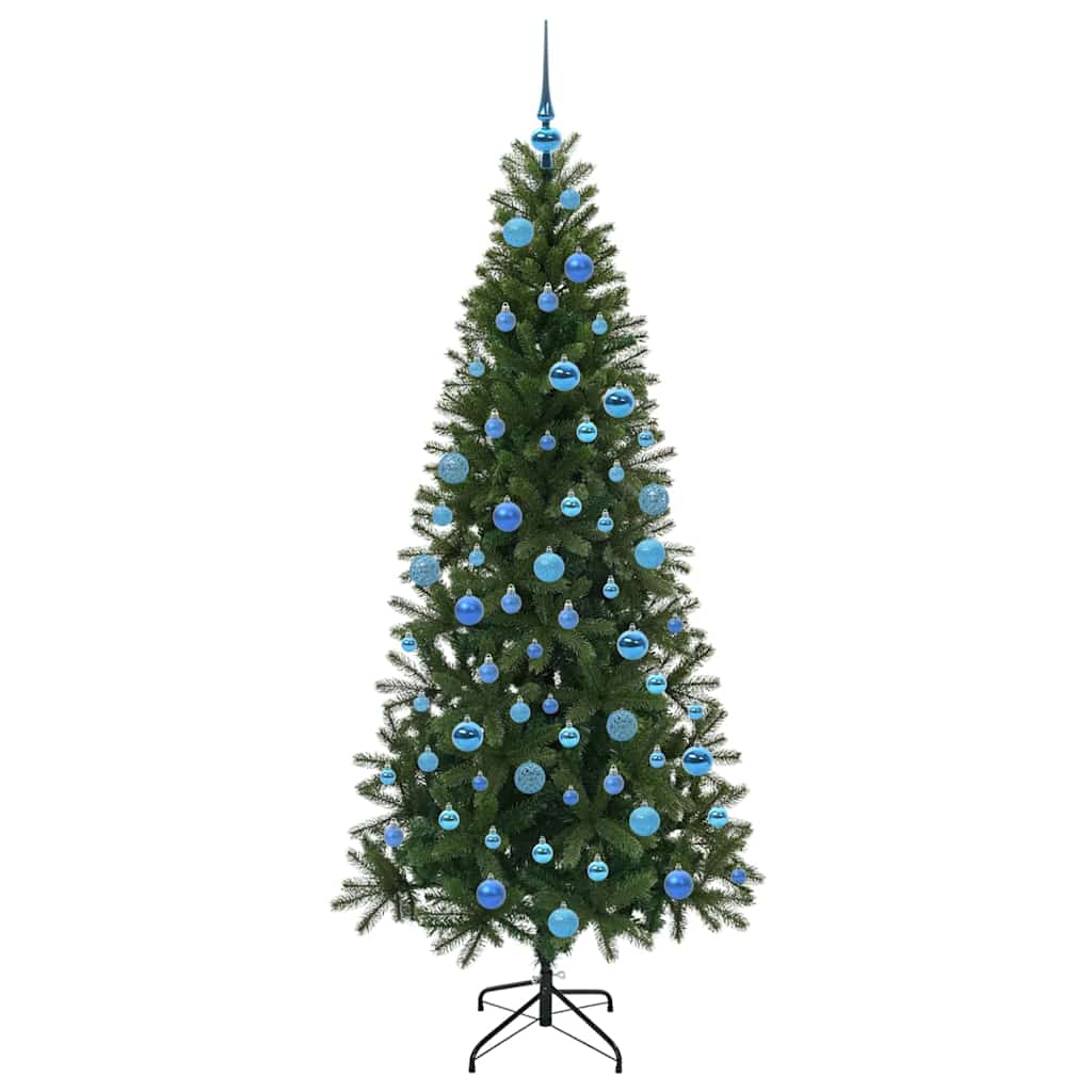 Kunstkerstboom met 300 LED met standaard Groen 180 cm PE en PVC