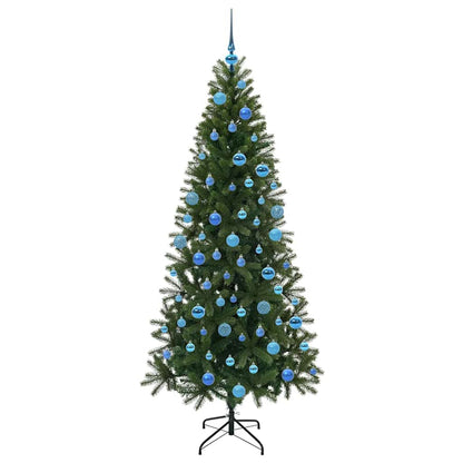 Kunstkerstboom met 300 LED met standaard Groen 180 cm PE en PVC