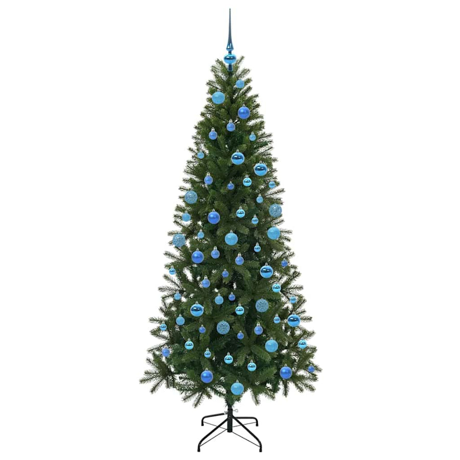 Kunstkerstboom met 300 LED met standaard Groen 180 cm PE en PVC