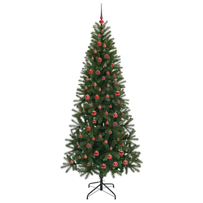 Kunstkerstboom met 300 LED met standaard Groen 210 cm PE en PVC