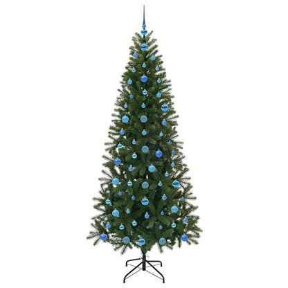 Kunstkerstboom met 300 LED met standaard Groen 210 cm PE en PVC