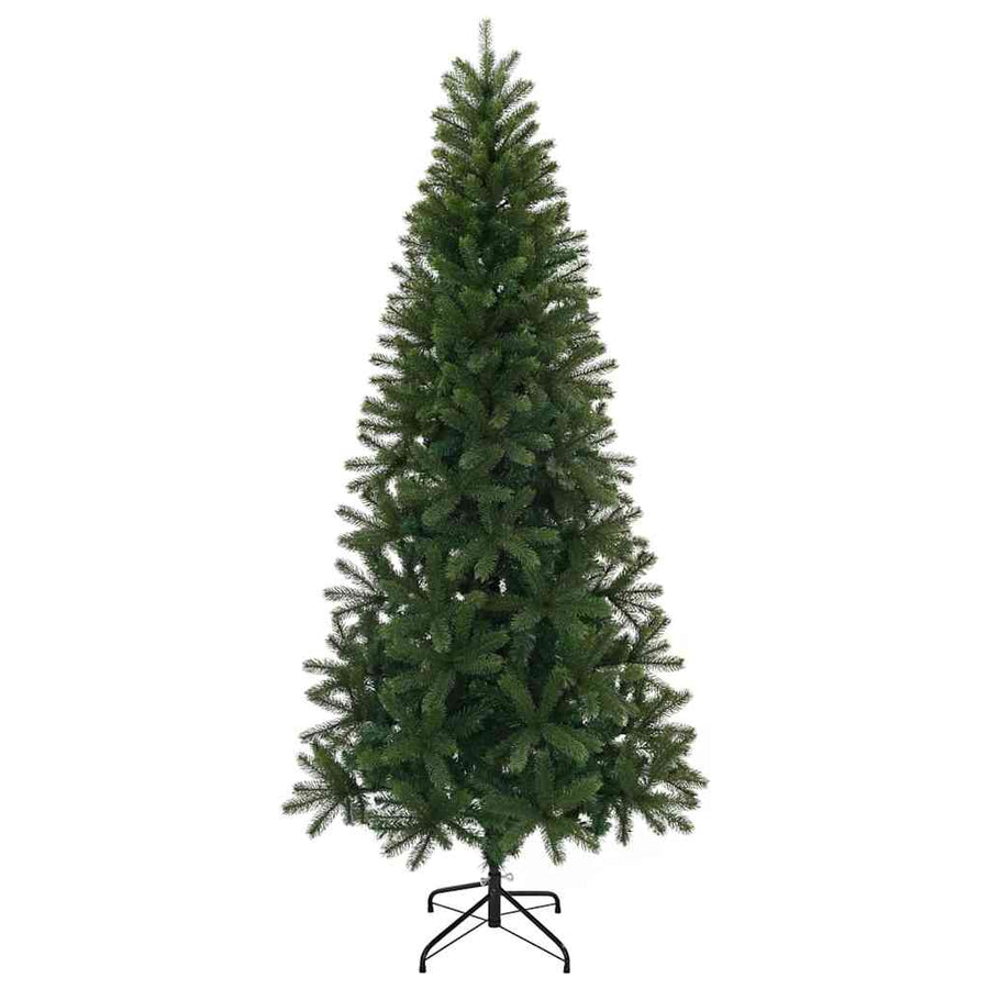 Kunstkerstboom met 300 LED met standaard Groen 210 cm PE en PVC