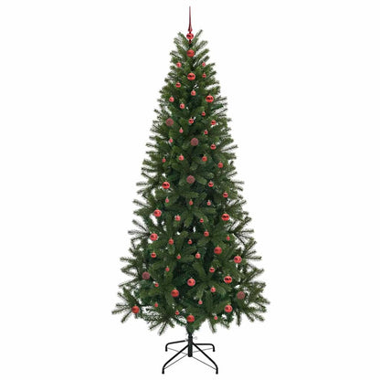 Kunstkerstboom met 300 LED met standaard Groen 240 cm PE en PVC