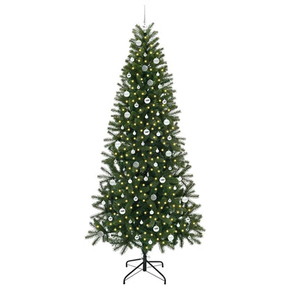 Kunstkerstboom met 300 LED met standaard Groen 240 cm PE en PVC