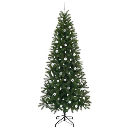 Kunstkerstboom met 300 LED met standaard Groen 240 cm PE en PVC