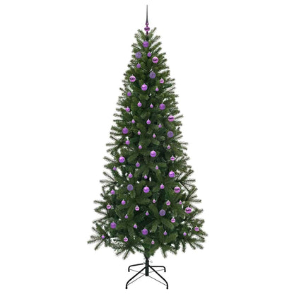 Kunstkerstboom met 300 LED met standaard Groen 240 cm PE en PVC