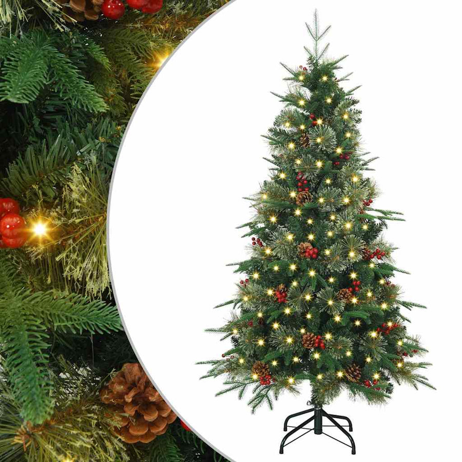Kunstmatige Inklapbare Kerstboom Groen 120 cm PE en PVC