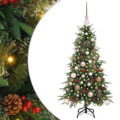 Kunstmatige Inklapbare Kerstboom Groen 120 cm PE en PVC