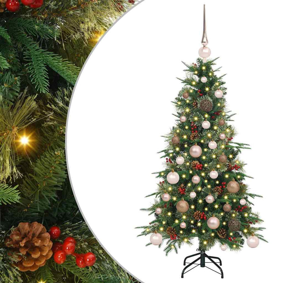 Kunstmatige Inklapbare Kerstboom Groen 120 cm PE en PVC