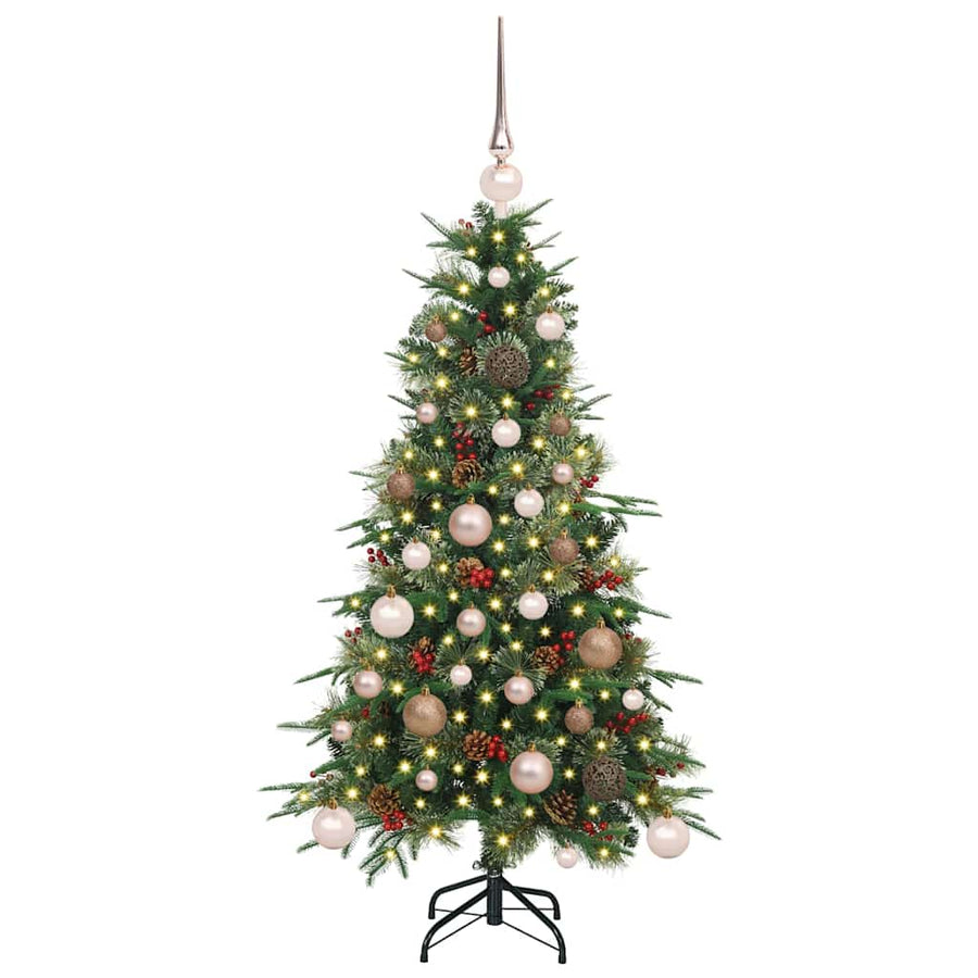 Kunstmatige Inklapbare Kerstboom Groen 120 cm PE en PVC