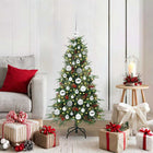 Kerstboom kunststof 120 cm groen PE PVC