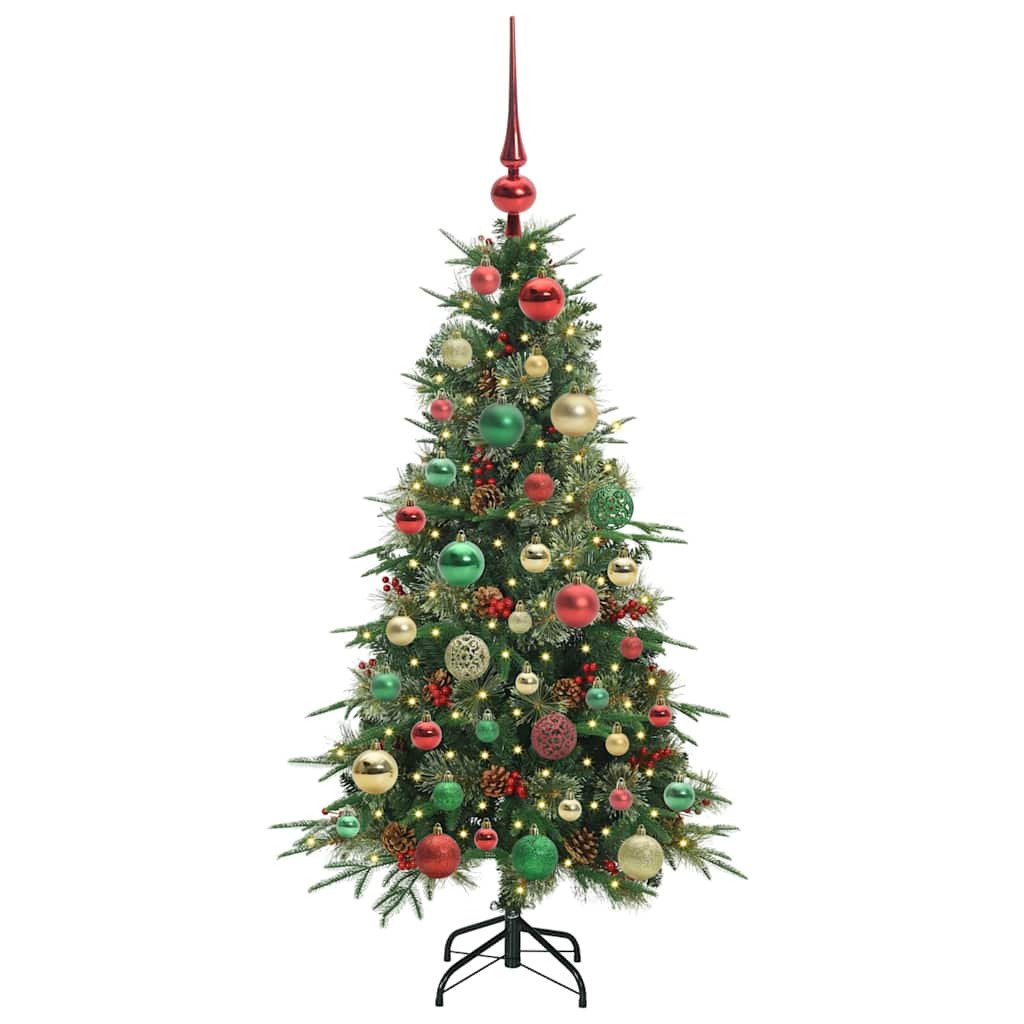Kunstmatige Inklapbare Kerstboom Groen 120 cm PE en PVC