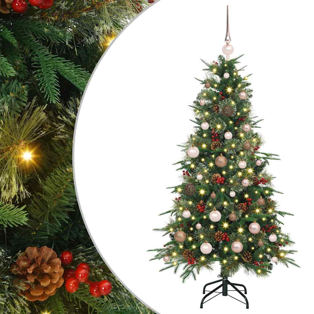 Kunstmatige Inklapbare Kerstboom Groen 150 cm PE en PVC