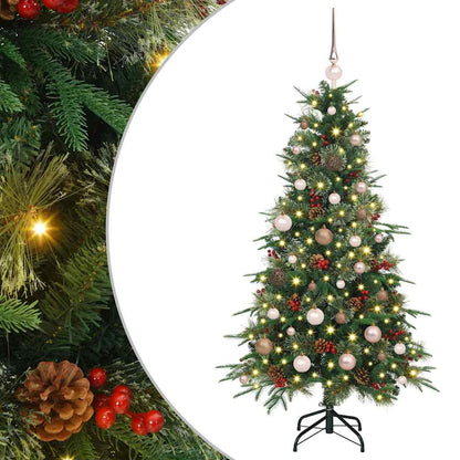 Kunstmatige Inklapbare Kerstboom Groen 150 cm PE en PVC