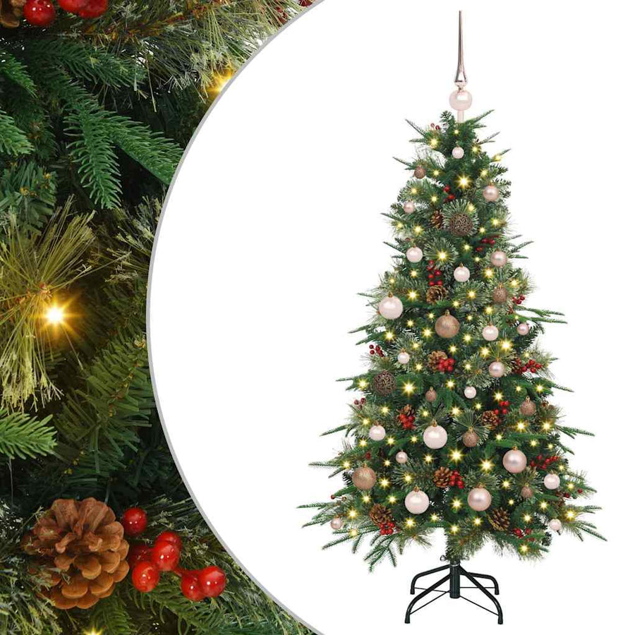 Kunstmatige Inklapbare Kerstboom Groen 150 cm PE en PVC