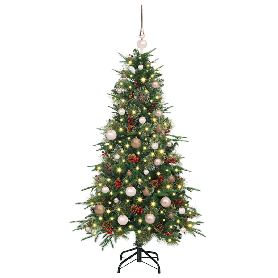 Kunstmatige Inklapbare Kerstboom Groen 150 cm PE en PVC