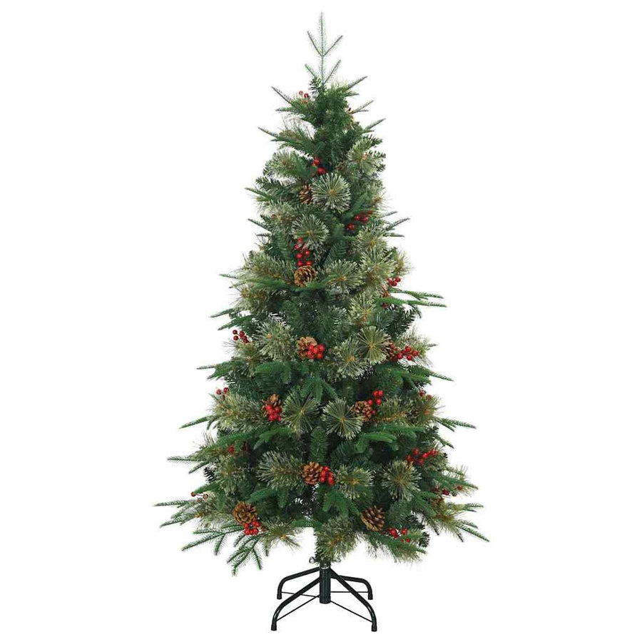 Kunstmatige Inklapbare Kerstboom Groen 150 cm PE en PVC