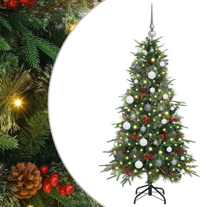 Kunstmatige Inklapbare Kerstboom Groen 150 cm PE en PVC