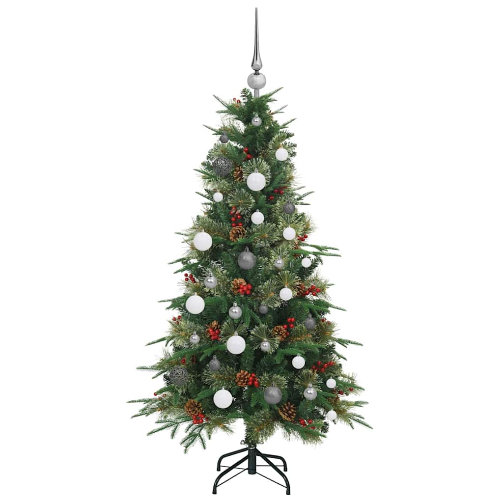 Kunstmatige Inklapbare Kerstboom Groen 150 cm PE en PVC
