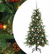 Kerstboom 150 cm groen PE PVC inklapbaar