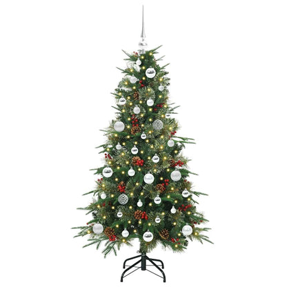 Kunstmatige Inklapbare Kerstboom Groen 150 cm PE en PVC