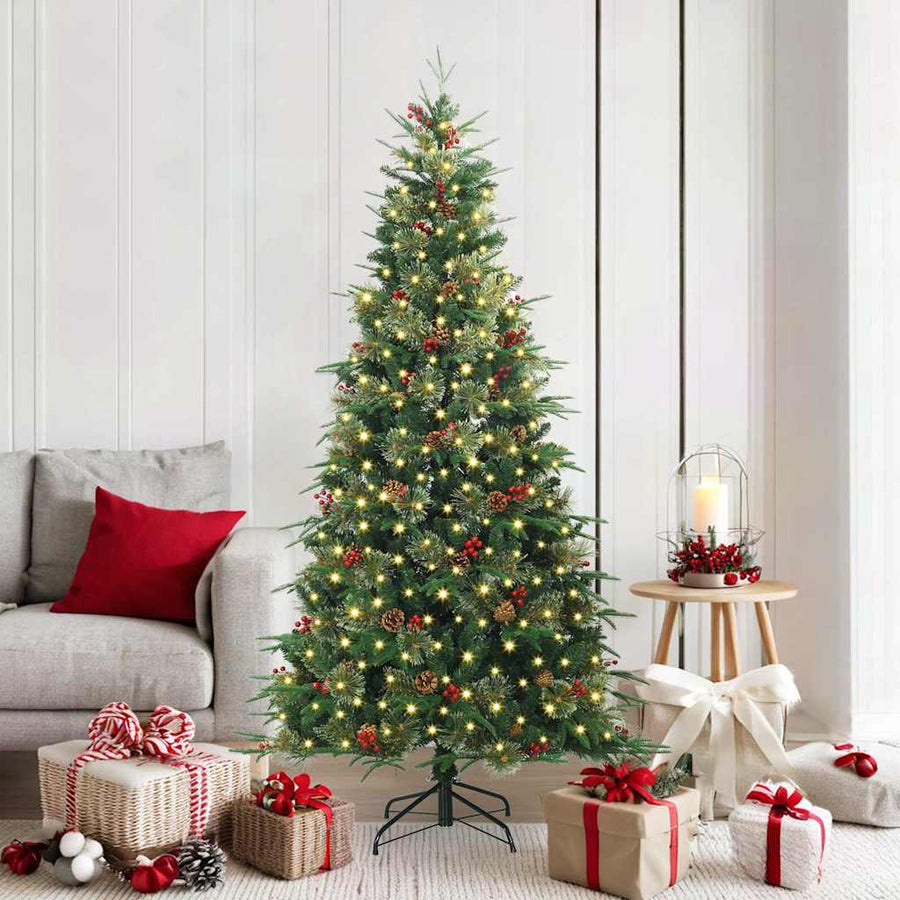 Kunstmatige Inklapbare Kerstboom Groen 180 cm PE en PVC