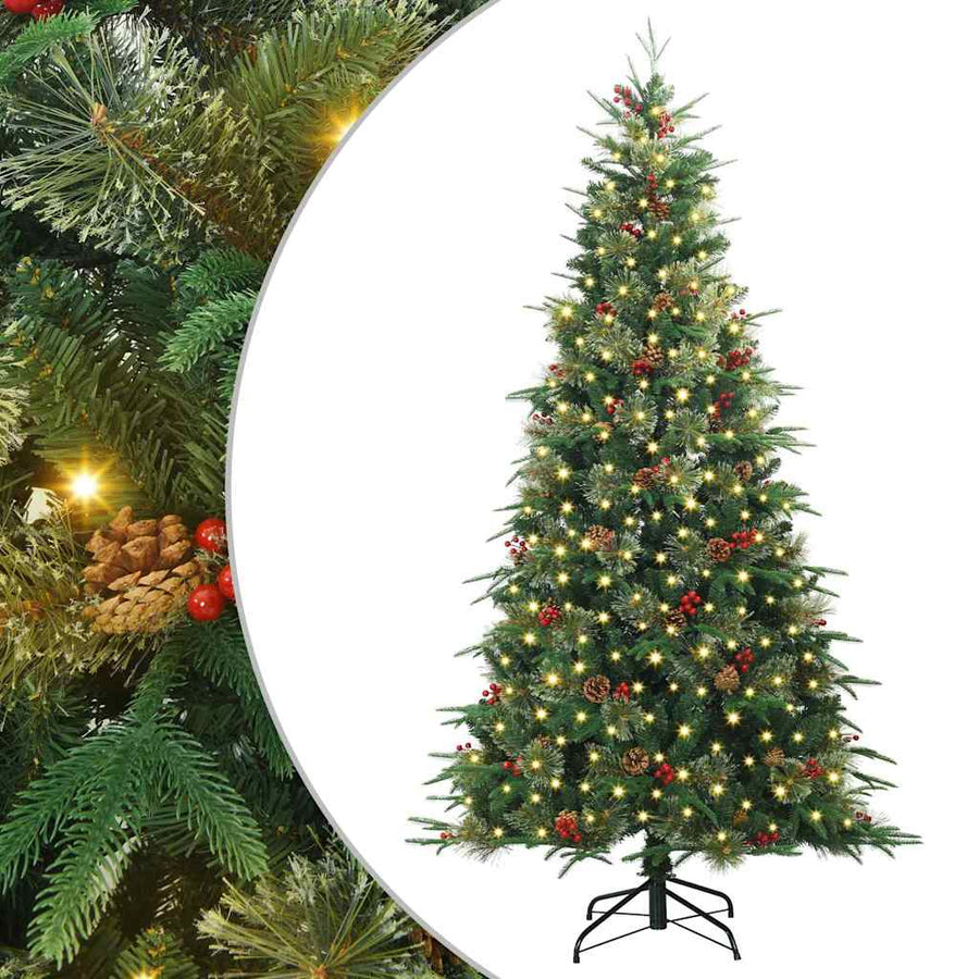 Kunstmatige Inklapbare Kerstboom Groen 180 cm PE en PVC