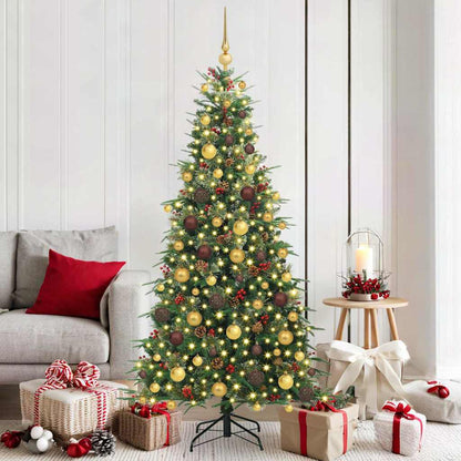 Kunstmatige Inklapbare Kerstboom Groen 180 cm PE en PVC