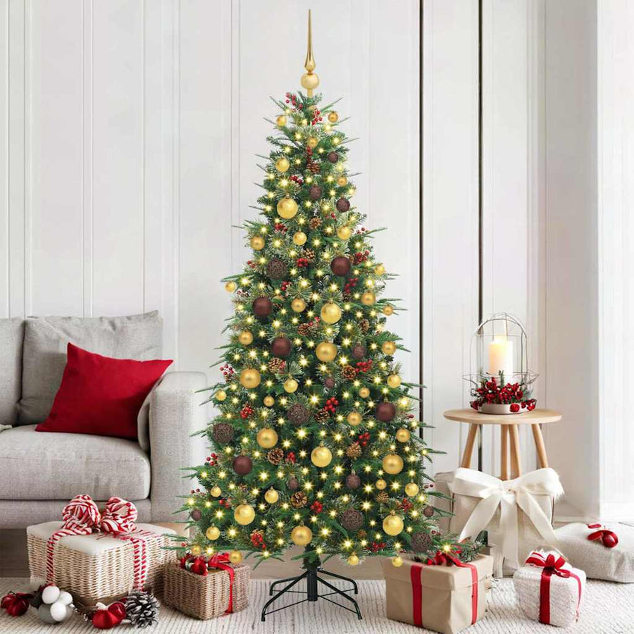 Kunstmatige Inklapbare Kerstboom Groen 180 cm PE en PVC