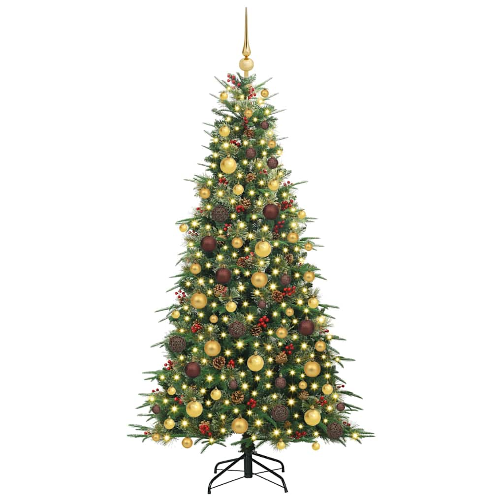 Kunstmatige Inklapbare Kerstboom Groen 180 cm PE en PVC