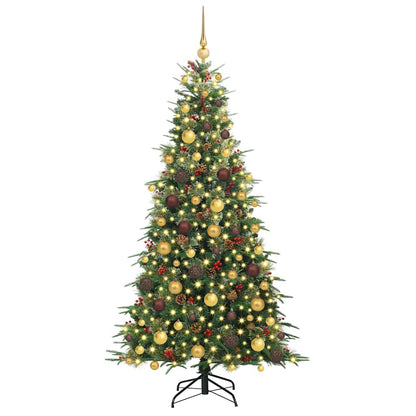 Kunstmatige Inklapbare Kerstboom Groen 180 cm PE en PVC