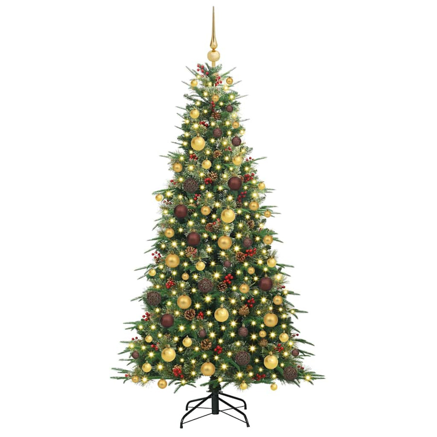 Kunstmatige Inklapbare Kerstboom Groen 180 cm PE en PVC