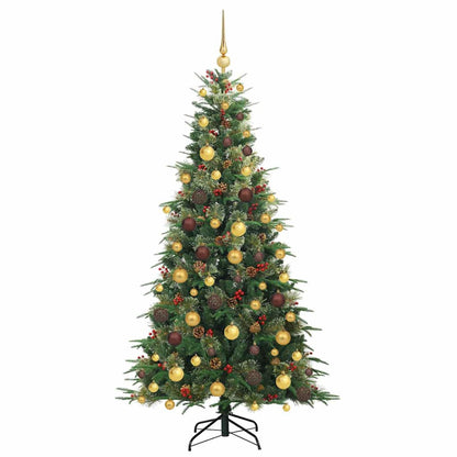 Kunstmatige Inklapbare Kerstboom Groen 180 cm PE en PVC