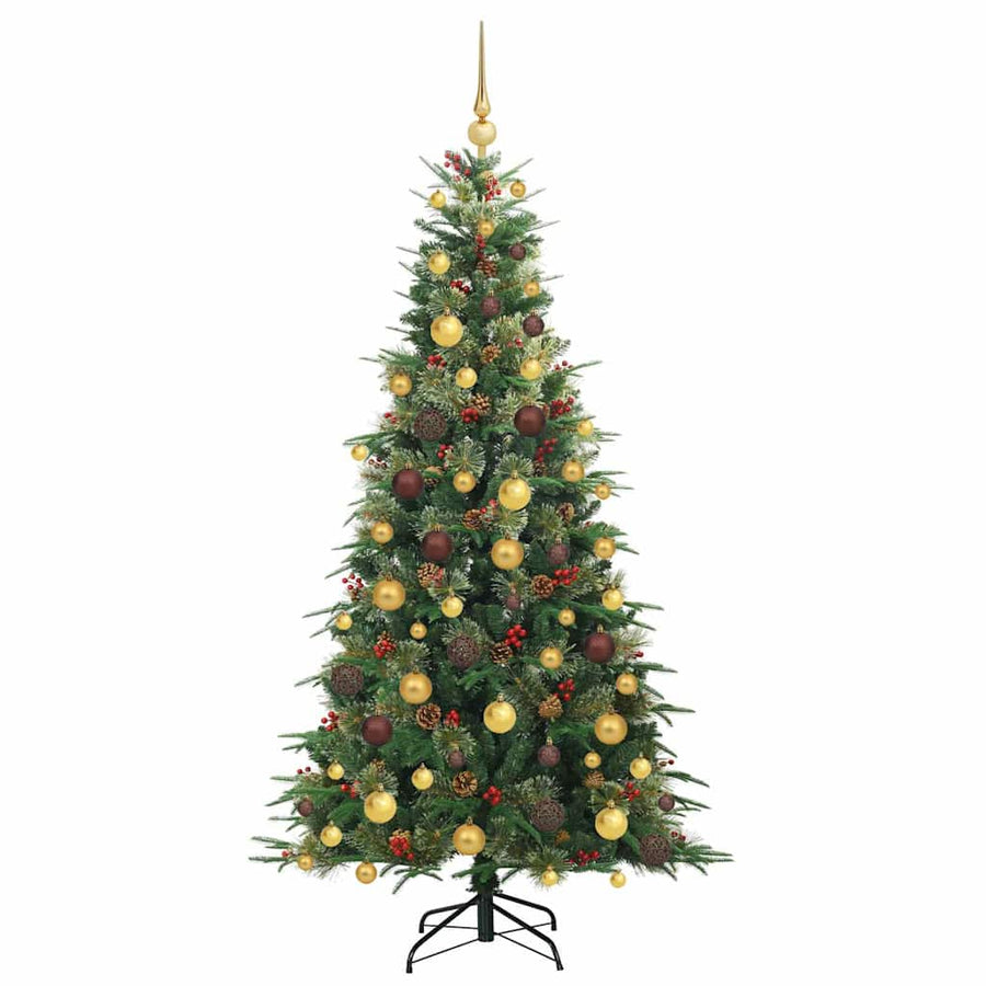 Kunstmatige Inklapbare Kerstboom Groen 180 cm PE en PVC