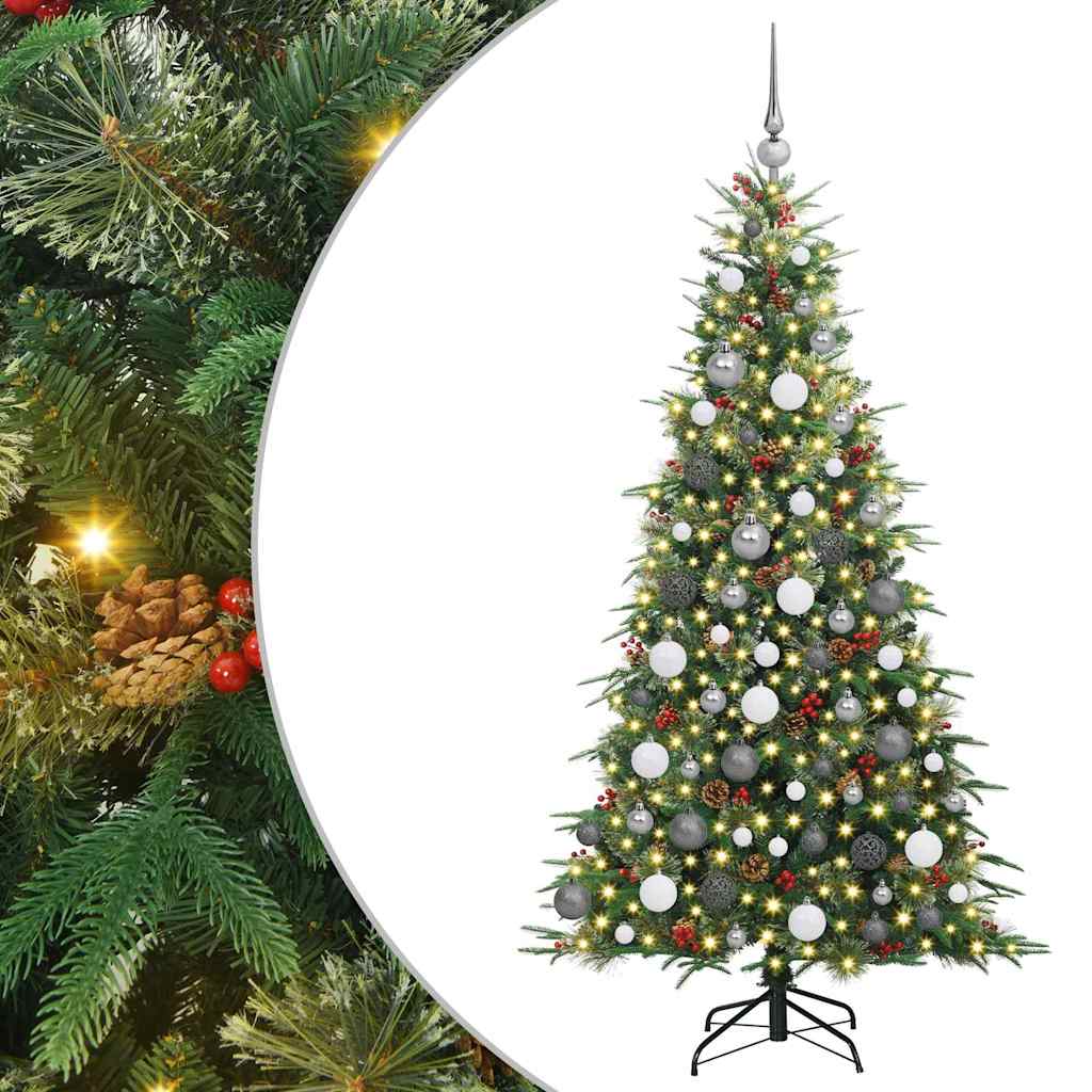 Kunstmatige Inklapbare Kerstboom Groen 180 cm PE en PVC