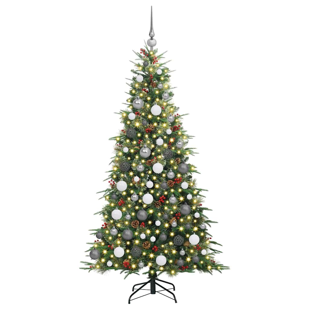 Kunstmatige Inklapbare Kerstboom Groen 180 cm PE en PVC