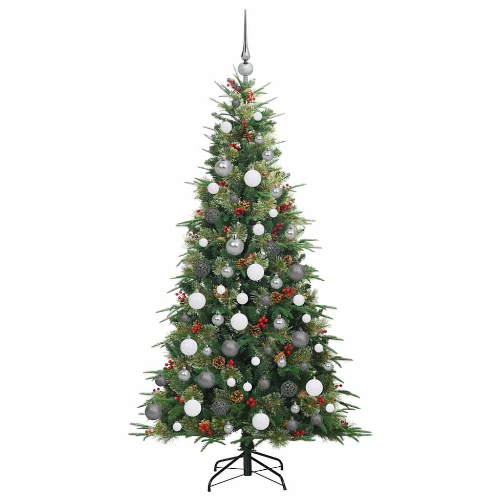 Kunstmatige Inklapbare Kerstboom Groen 180 cm PE en PVC