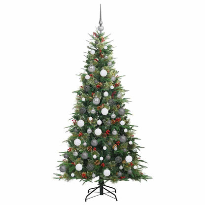 Kunstmatige Inklapbare Kerstboom Groen 180 cm PE en PVC