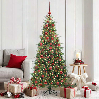 Kunstmatige Inklapbare Kerstboom Groen 180 cm PE en PVC