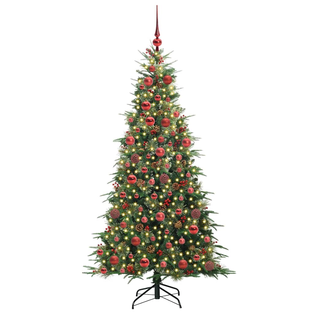 Kunstmatige Inklapbare Kerstboom Groen 180 cm PE en PVC