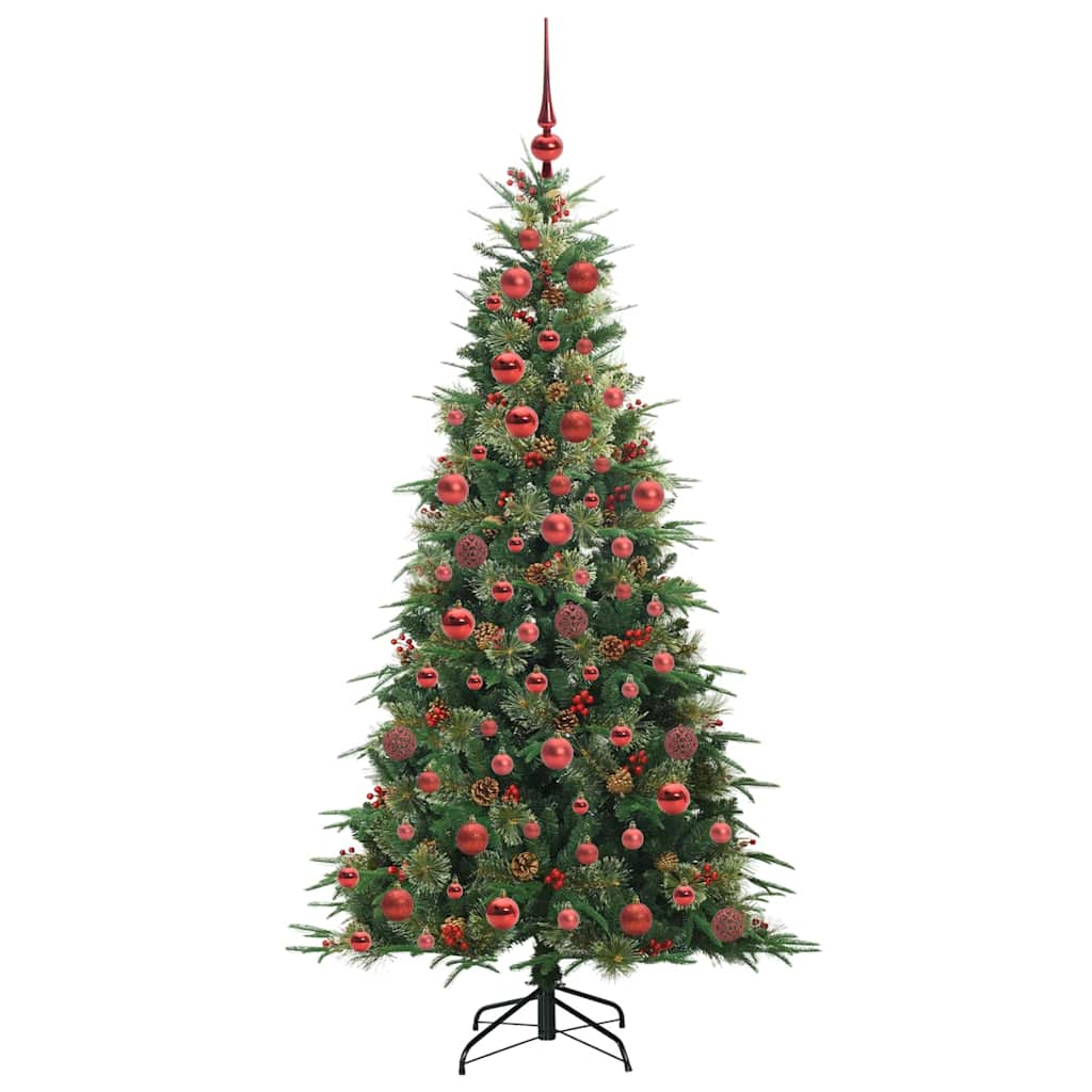 Kunstmatige Inklapbare Kerstboom Groen 180 cm PE en PVC