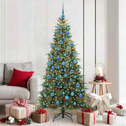 Kerstboom kunstkerstboom 180 cm groen PE PVC