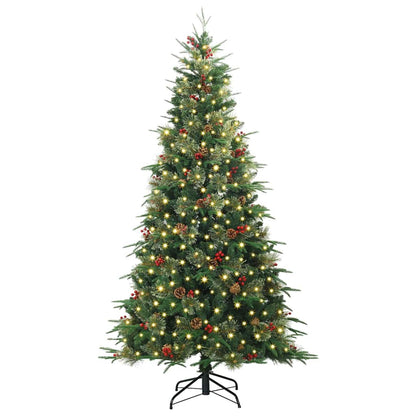 Kunstmatige Inklapbare Kerstboom Groen 210 cm PE en PVC
