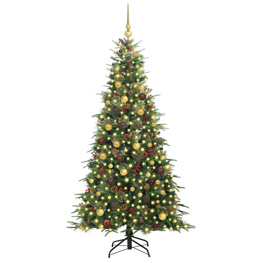 Kunstmatige Inklapbare Kerstboom Groen 210 cm PE en PVC
