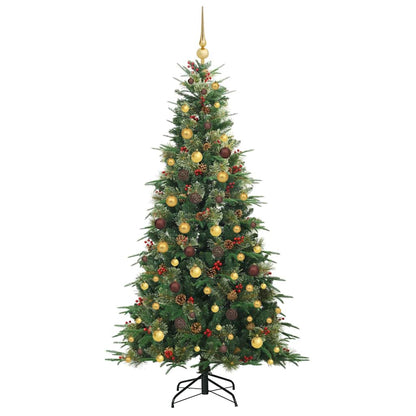 Kunstmatige Inklapbare Kerstboom Groen 210 cm PE en PVC