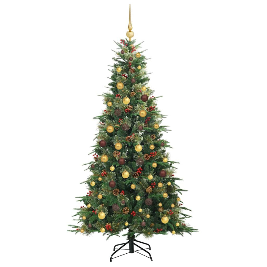Kunstmatige Inklapbare Kerstboom Groen 210 cm PE en PVC