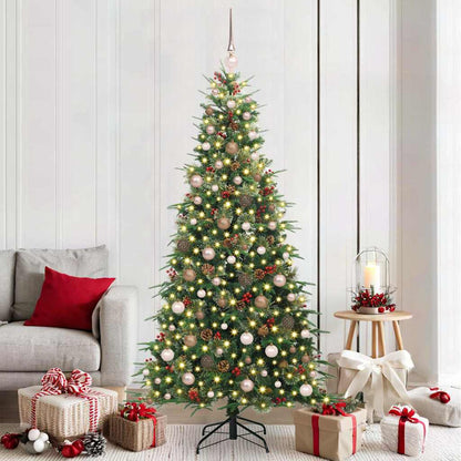 Kunstmatige Inklapbare Kerstboom Groen 210 cm PE en PVC