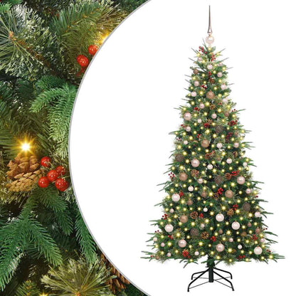 Kunstmatige Inklapbare Kerstboom Groen 210 cm PE en PVC